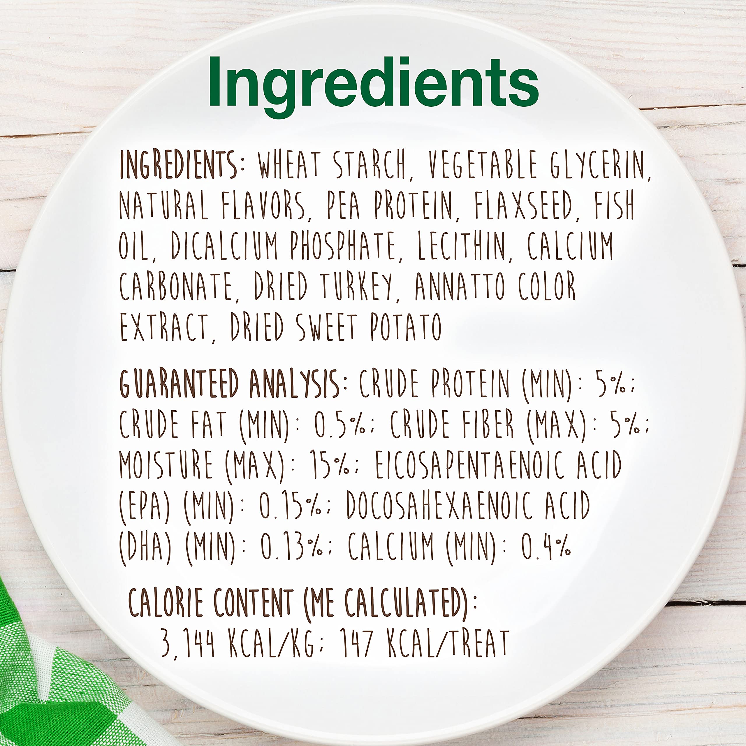 Ingredientes naturales y ausencia de colorantes artificiales
