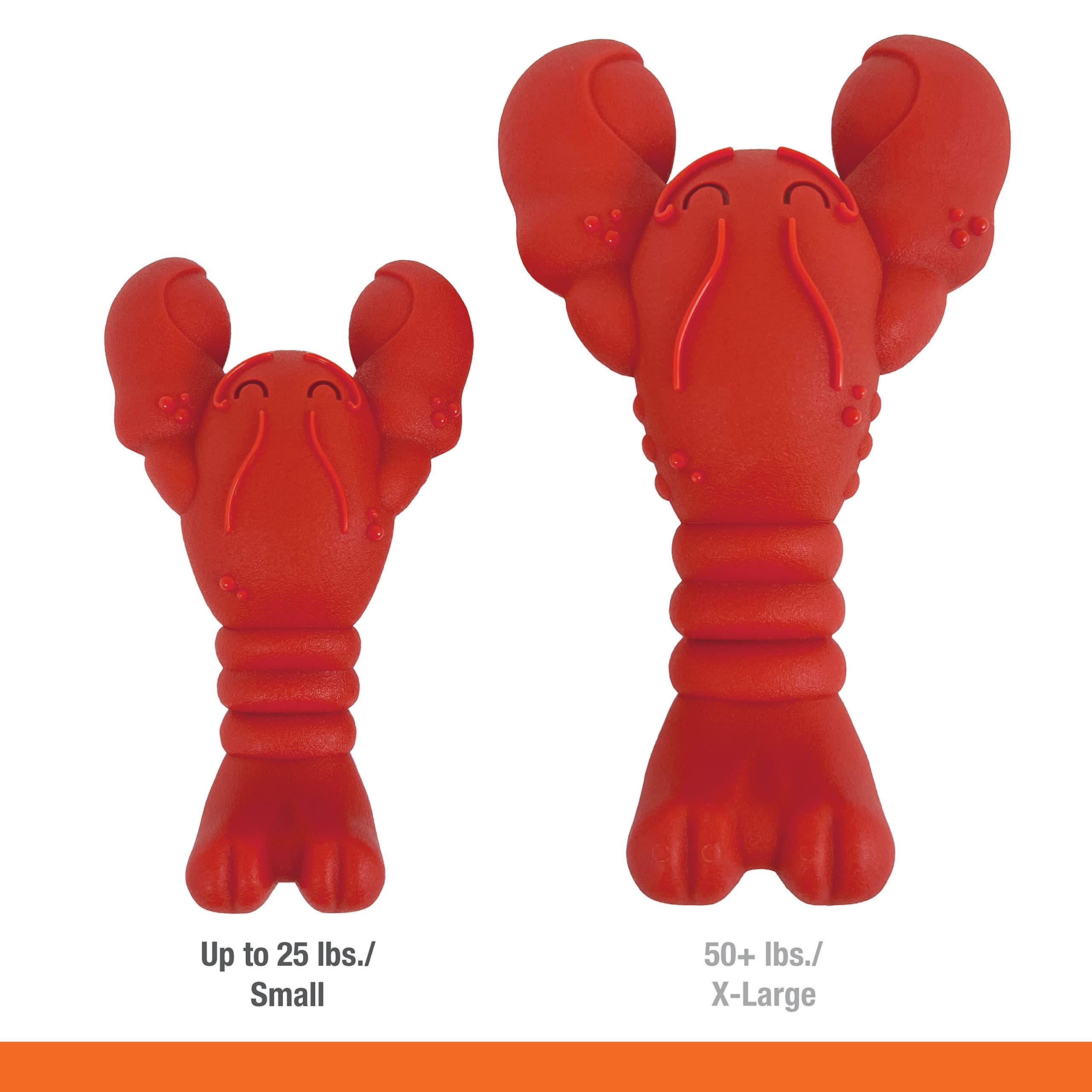 Apto para perros pequeños de hasta 11 kg con Nylabone Langosta Power Chew.