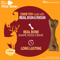 Nylabone limpieza dental durante la masticación para aliento fresco.
