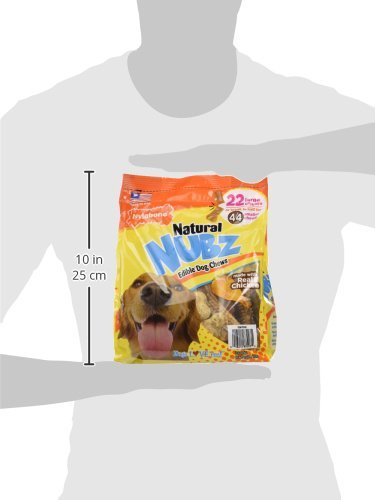 Nylabone Natural Nubz para perros pequeños, masticación segura y uso diario.