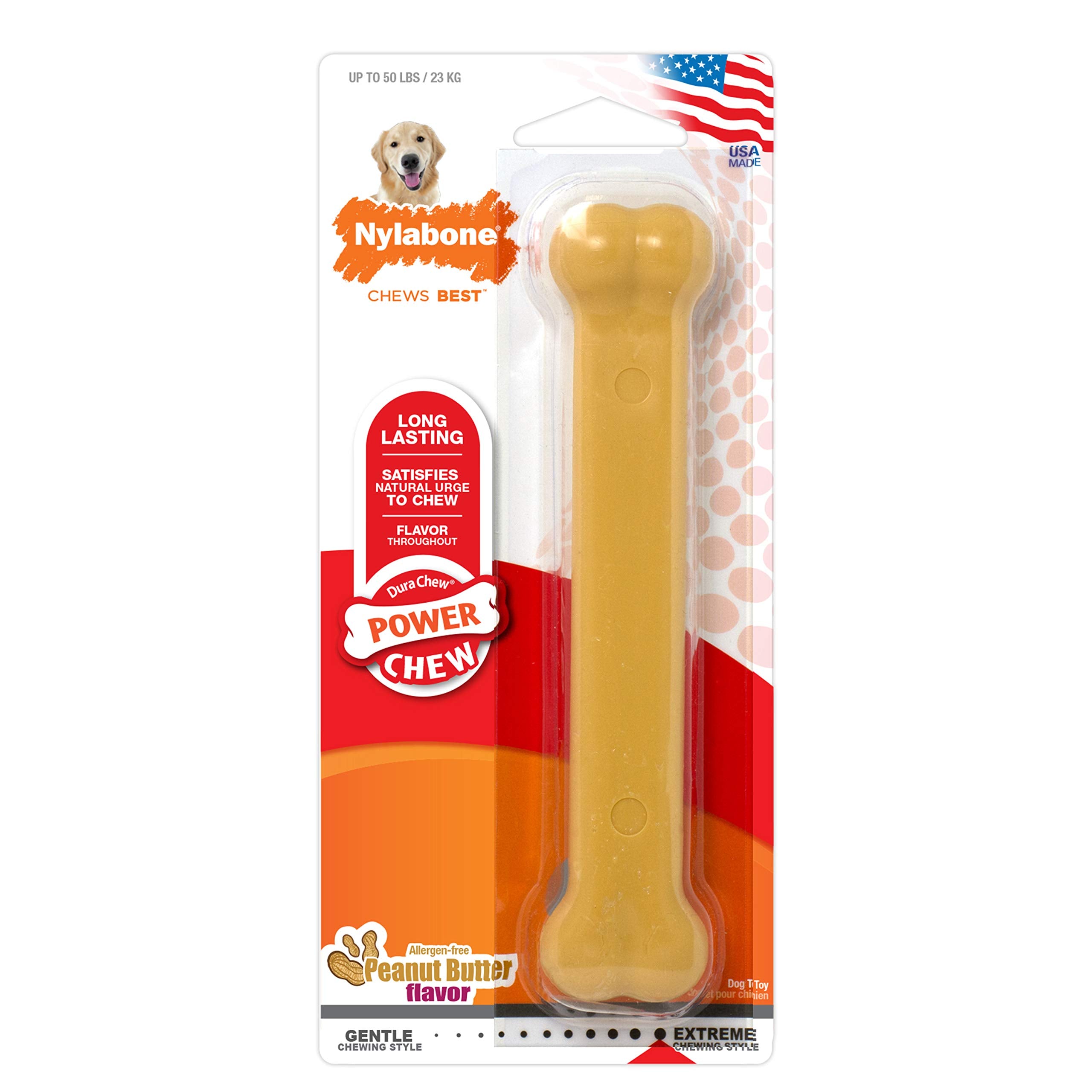 Nylabone Power Chew para perros hasta 50 libras