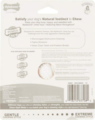 Nylabone Power Chew Dental Dino diseñadas para masajear encías durante la masticación.