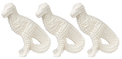 Nylabone Power Chew Dental Dino con texturas para limpiar dientes y encías.
