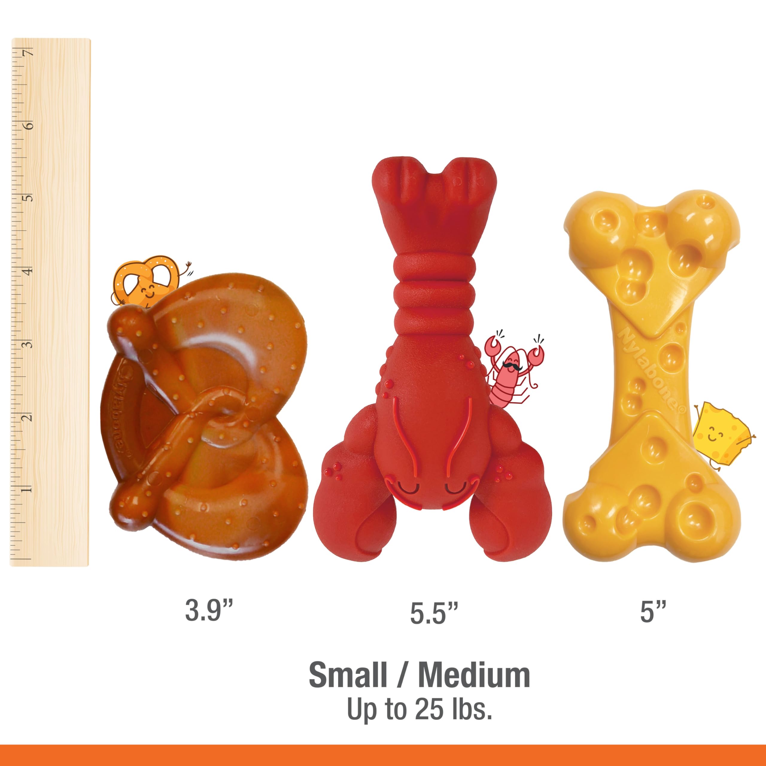Nylabone Power Chew material durable para masticadores fuertes.