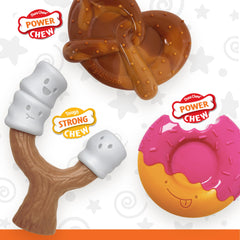 Nylabone Power Chew peanut butter pretzel chew para perros grandes