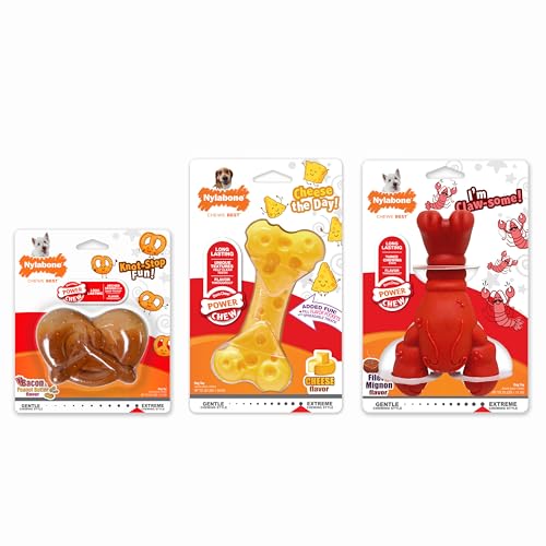Nylabone Power Chew sabor filet mignon para masticar con gusto.