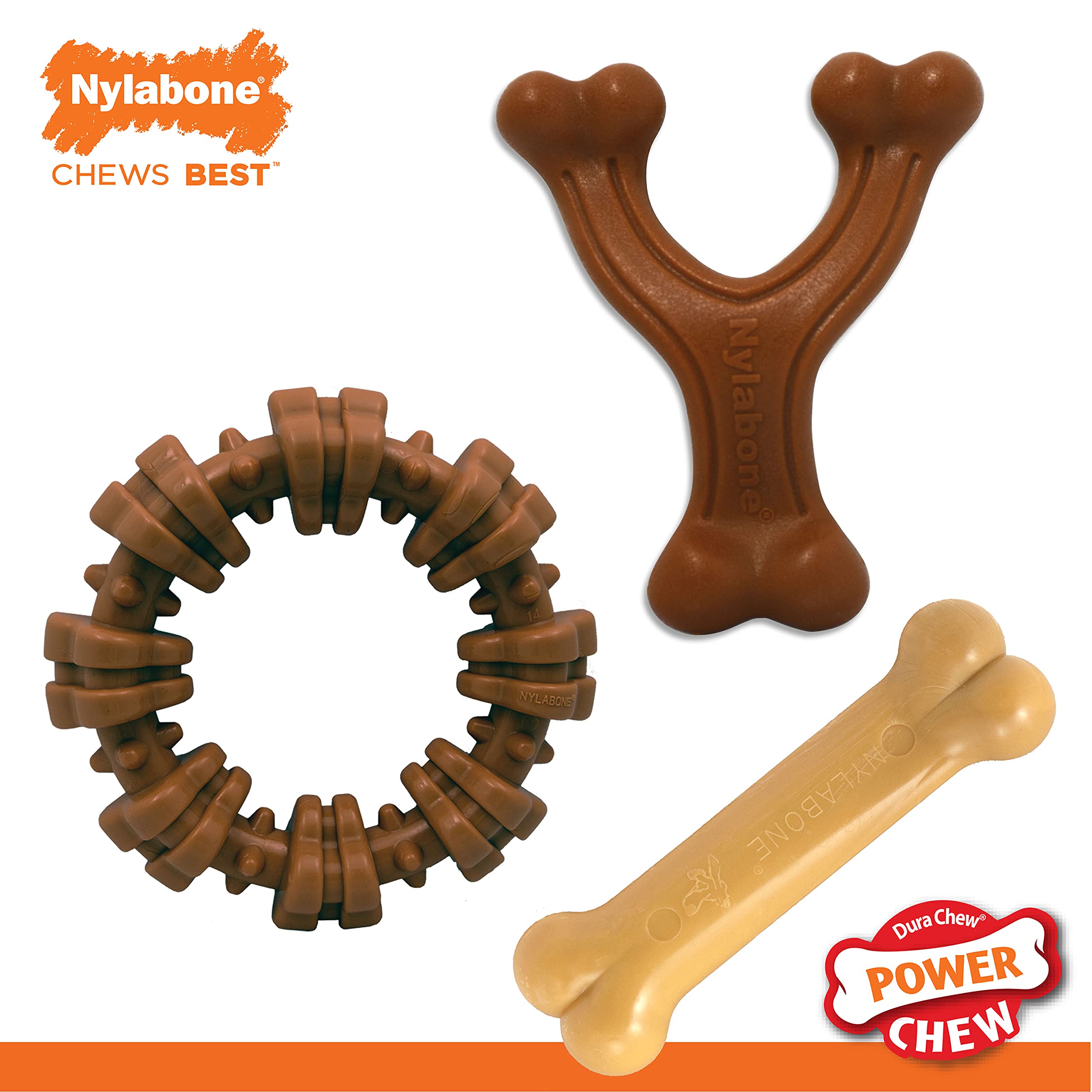 Nylabone Power Chew: sabores variedad para mantener interés en cada sesión.