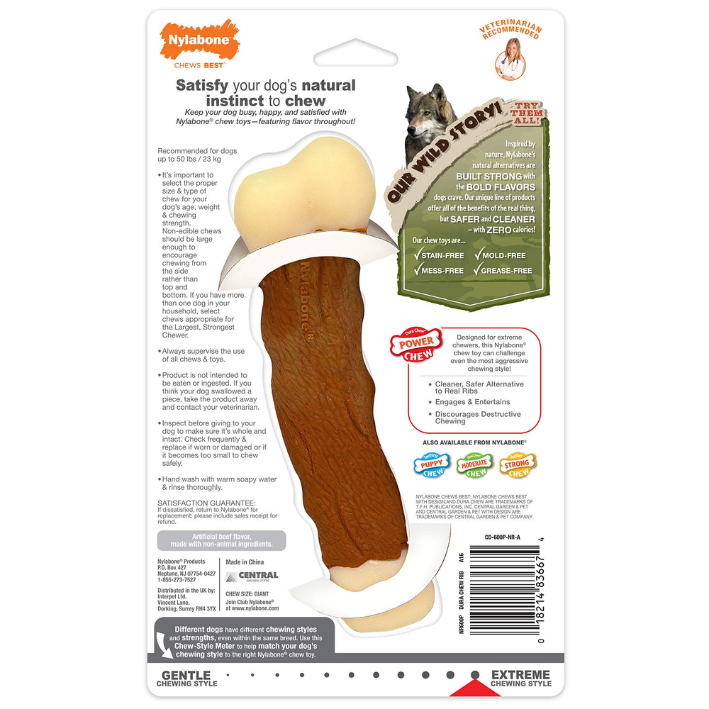 Nylabone Power Chew: sin grasa ni residuos durante la masticación