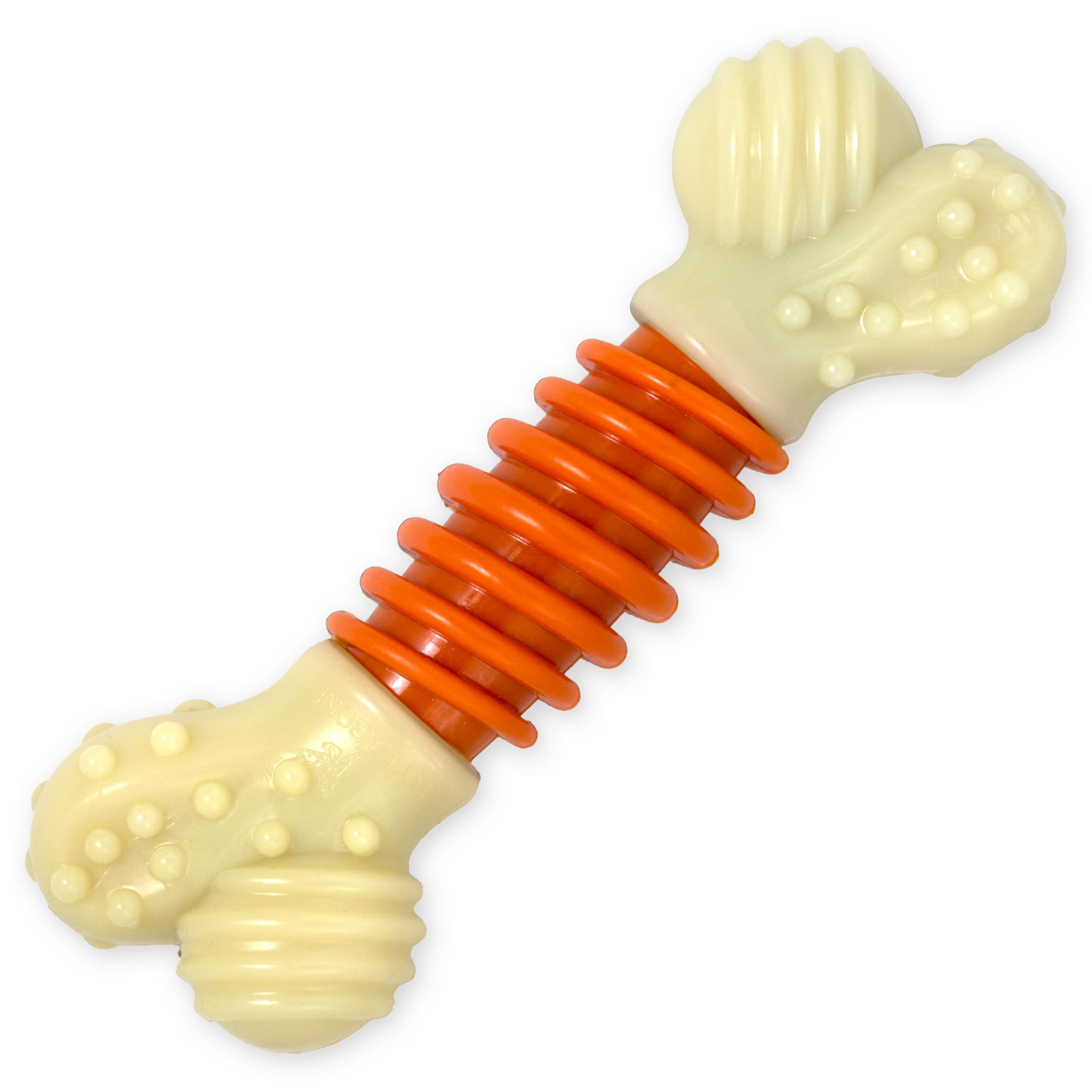 Nylabone PRO Action Hueso dental con sabor bacon para perros grandes, masticación prolongada.