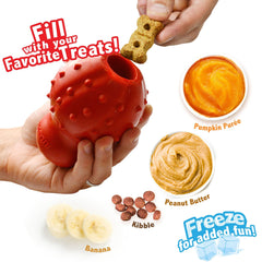Nylabone Treatin' Cone diseñado para congelar y ampliar el desafío de masticar.