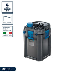 Medios Hel-X en Biomaster maximizando superficie para bacterias beneficiosas.