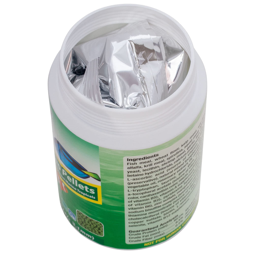 Con espirulina y kelp: base nutricional natural para dietas diversas.