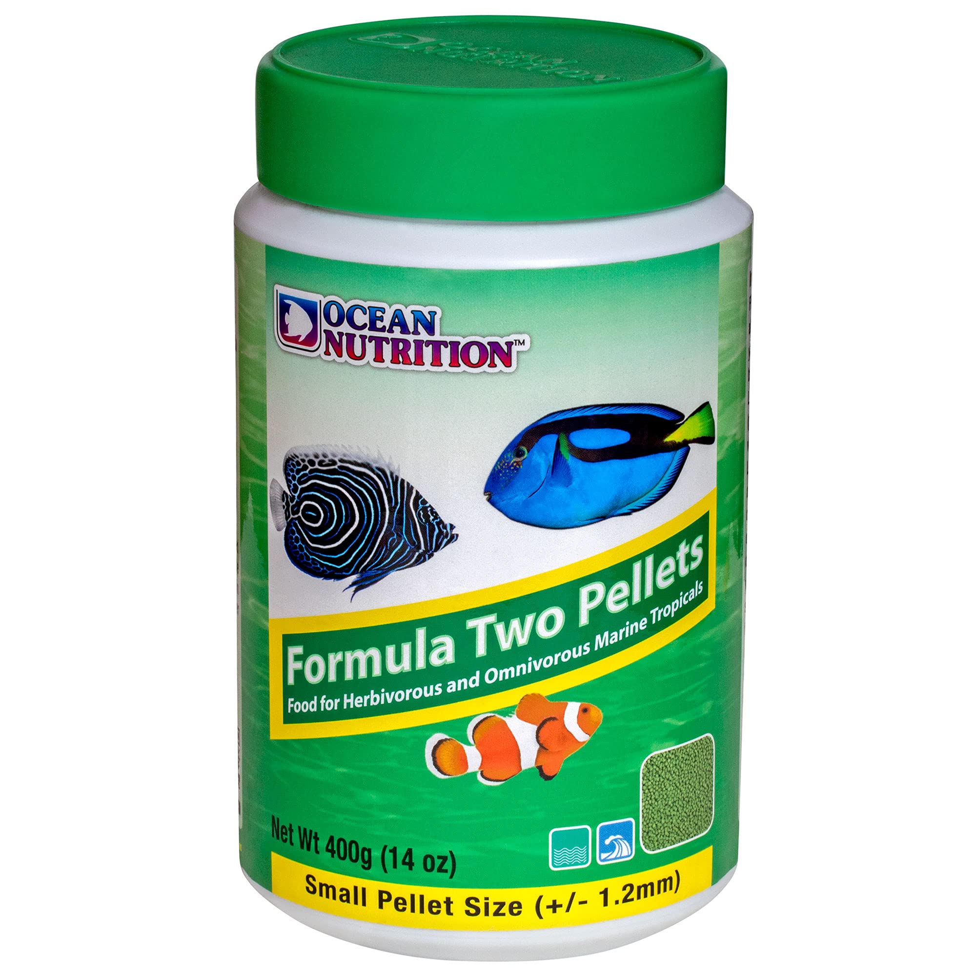 Ocean Nutrition Fórmula Dos Pastillas, no ensucian el agua, acuario más claro.