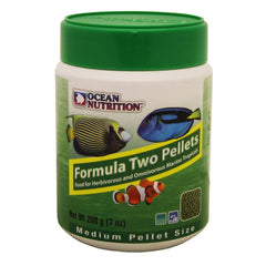 Ocean Nutrition Formula Two Pellets, bote de alimento para peces tropicales, facilita ingesta suave.