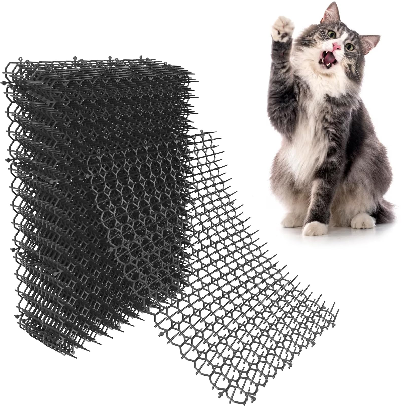 Alfombra OceanPAX para gatos con picos disuade sin dañar.