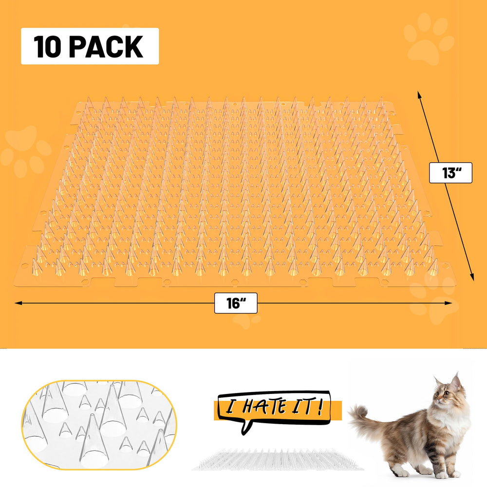 OCEANPAX alfombrilla espinosa inofensiva para gatos.