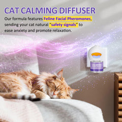 OcePor difusor calma-gatos con feromonas para relajación prolongada.