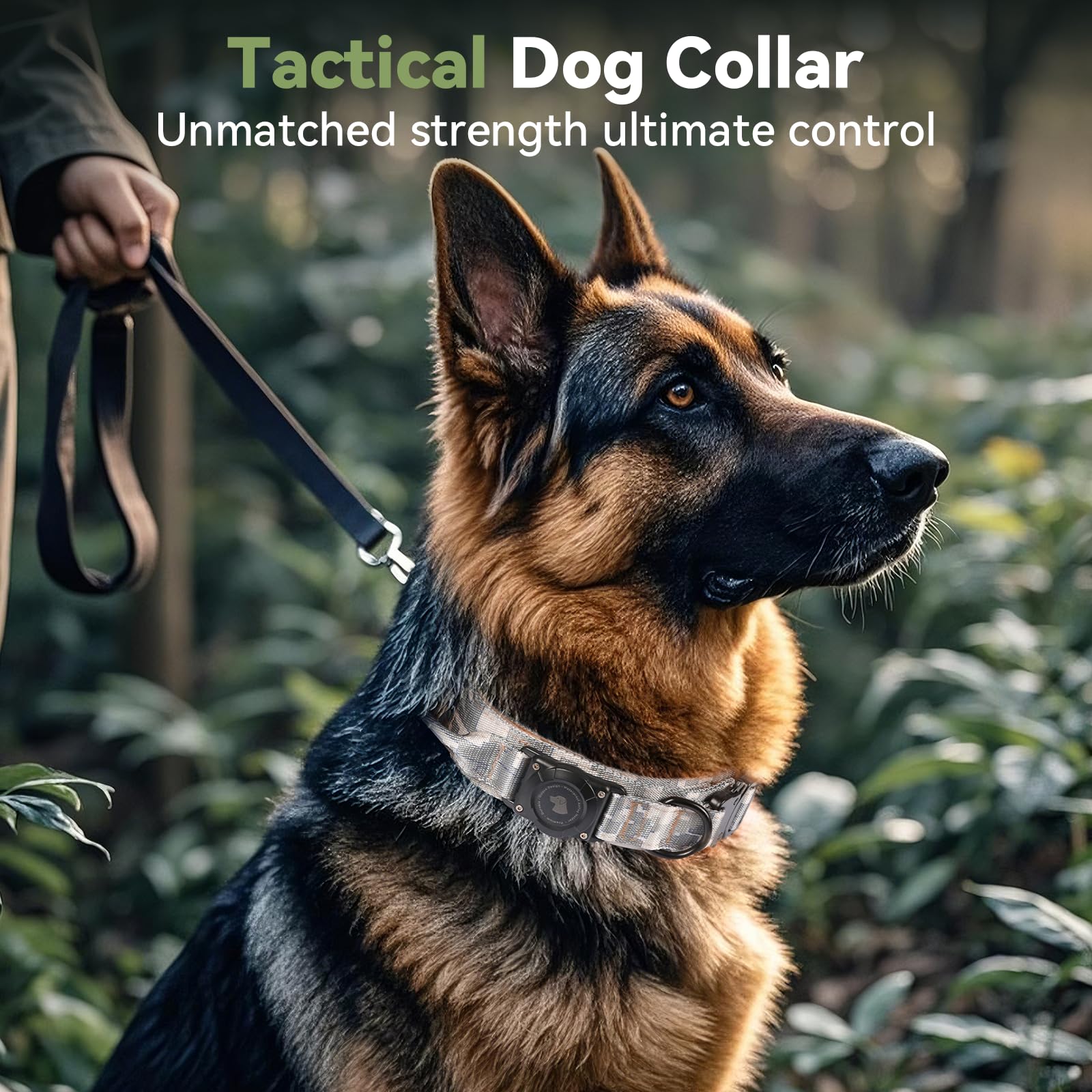 Odokele Collar AirTag con asa de control amplia para mayor agarre.