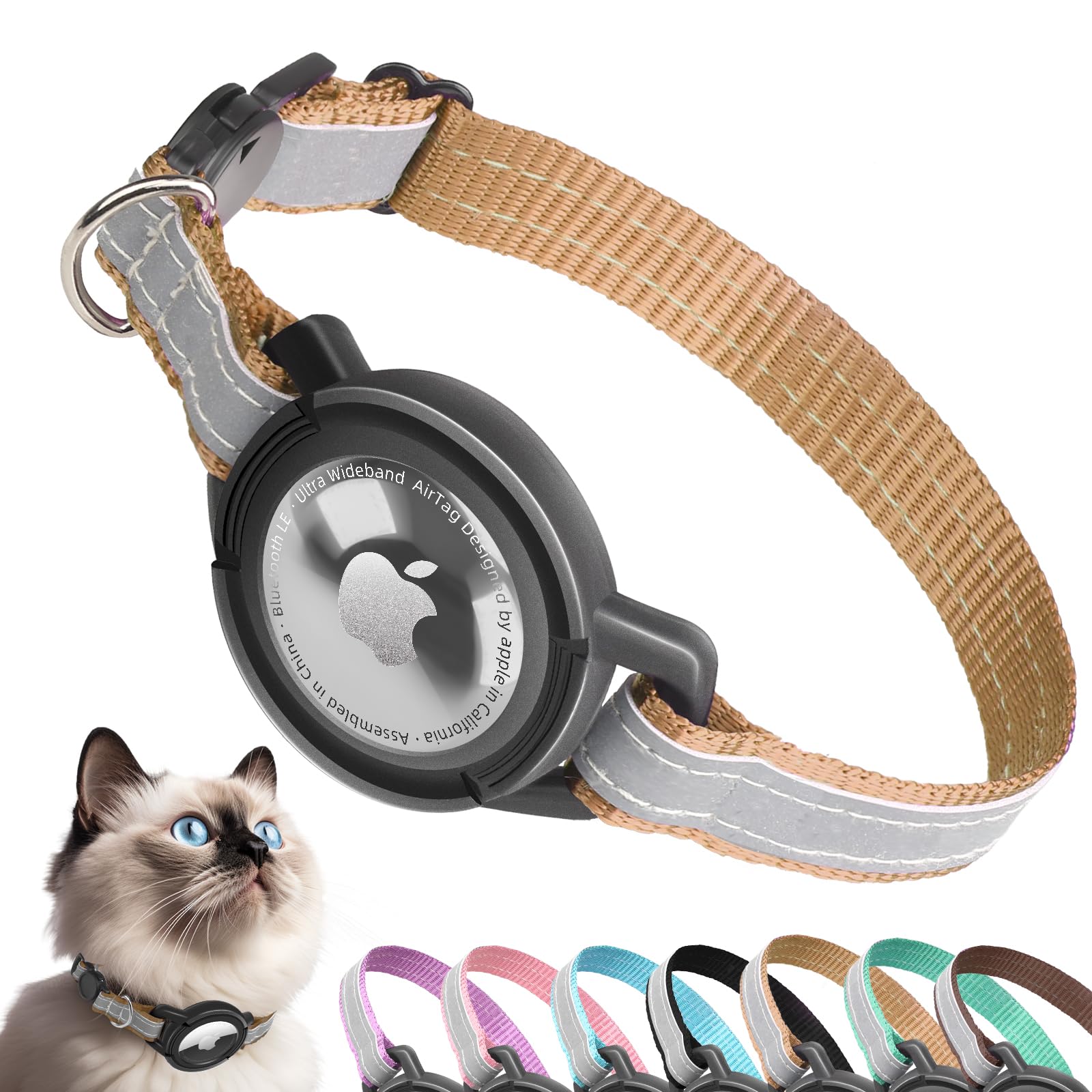 Odokele collar AirTag integrado para rastreo preciso y cómodo