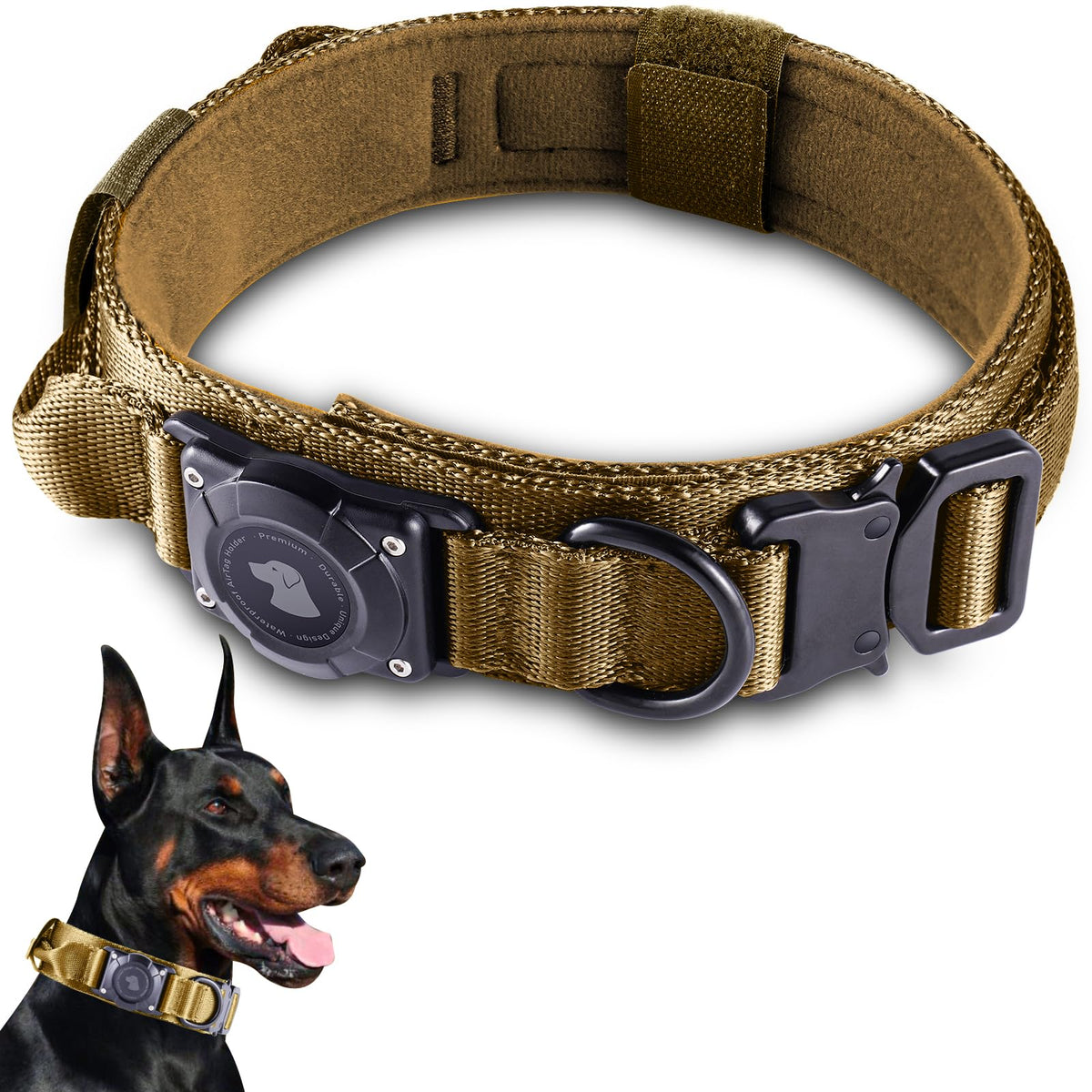 Odokele Collar AirTag Portador resistente al agua para salidas al aire libre