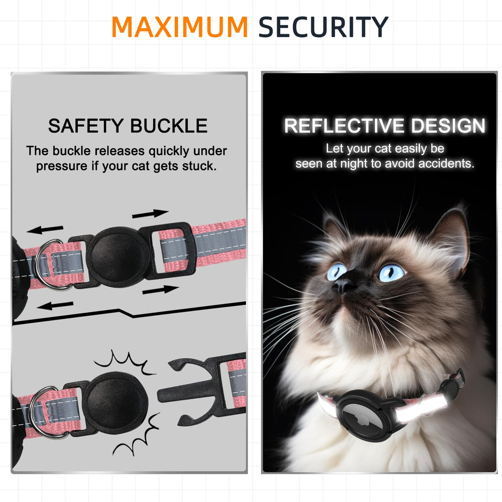 Odokele collar con cierre de seguridad que se rompe ante emergencias.