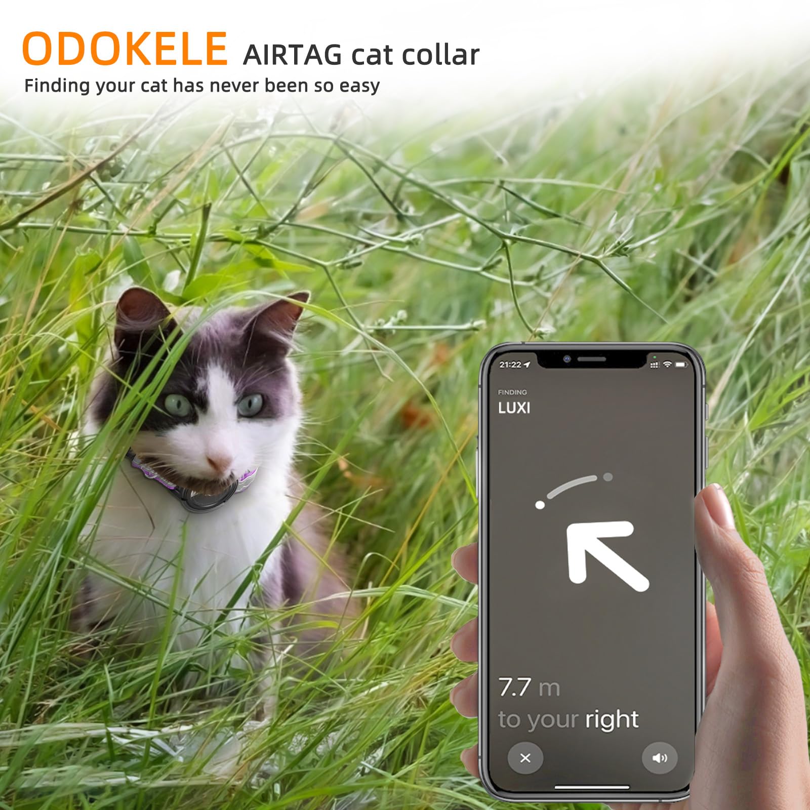 Odokele collar cintas reflectantes para mayor visibilidad nocturna