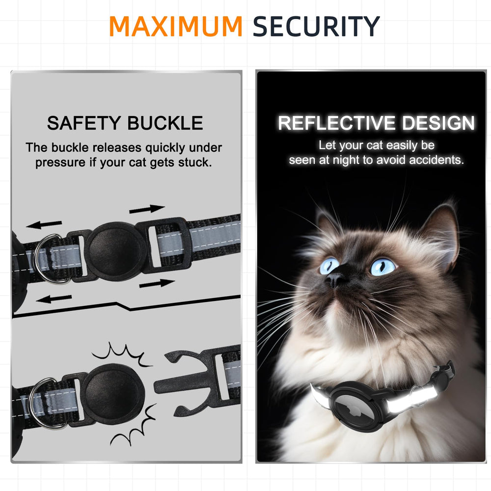 Odokele collar gato con hebilla de liberación rápida para seguridad