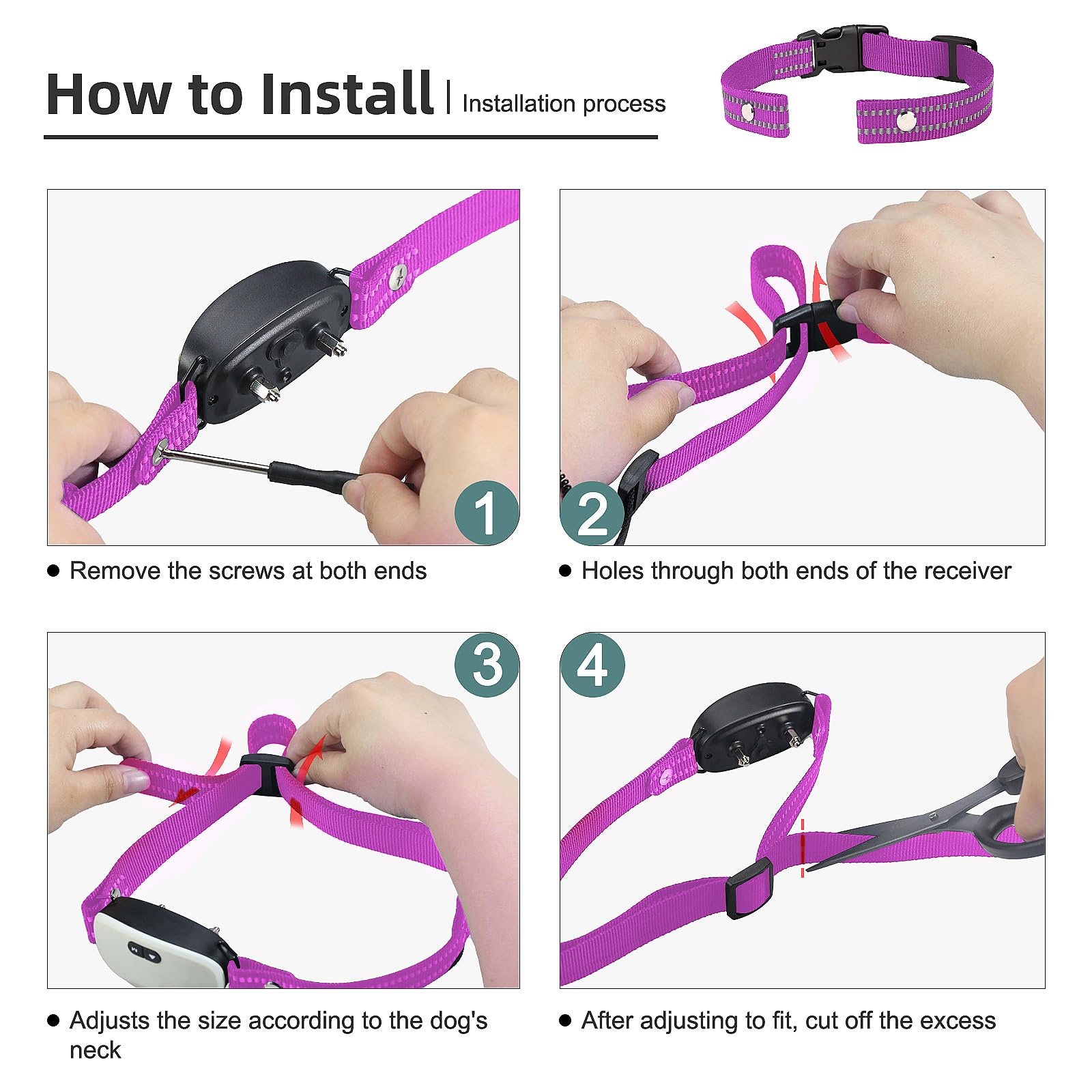 Odokele correa de nailon suave y duradera para perros activos.