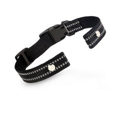 Odokele correa repuesto collar nylon negro, fácil instalación para collar de entrenamiento