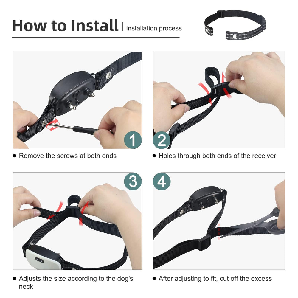 Odokele sistema receptor collar nylon, instalación rápida