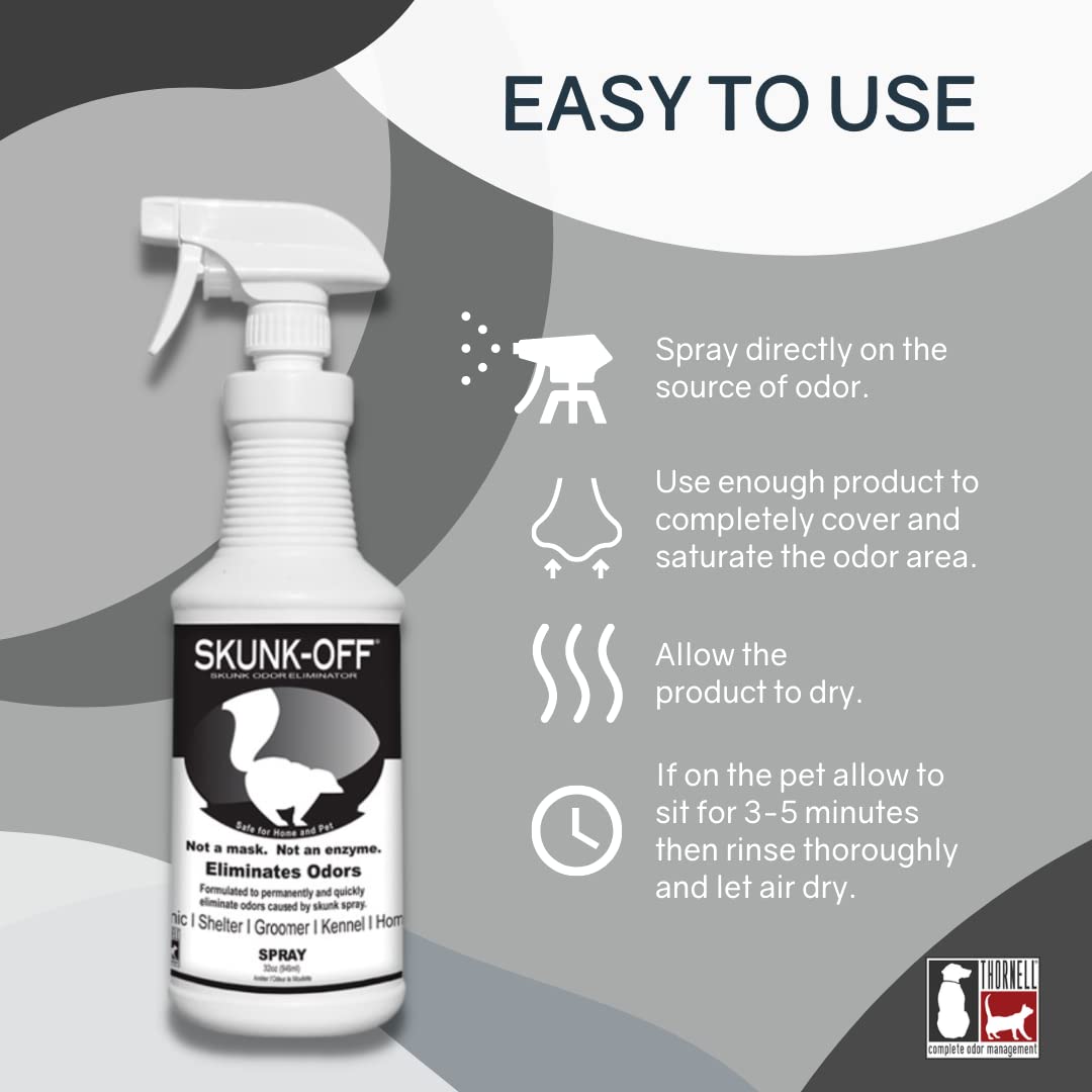 Odorcide Skunk Off: aplicación fácil para áreas problemáticas del hogar