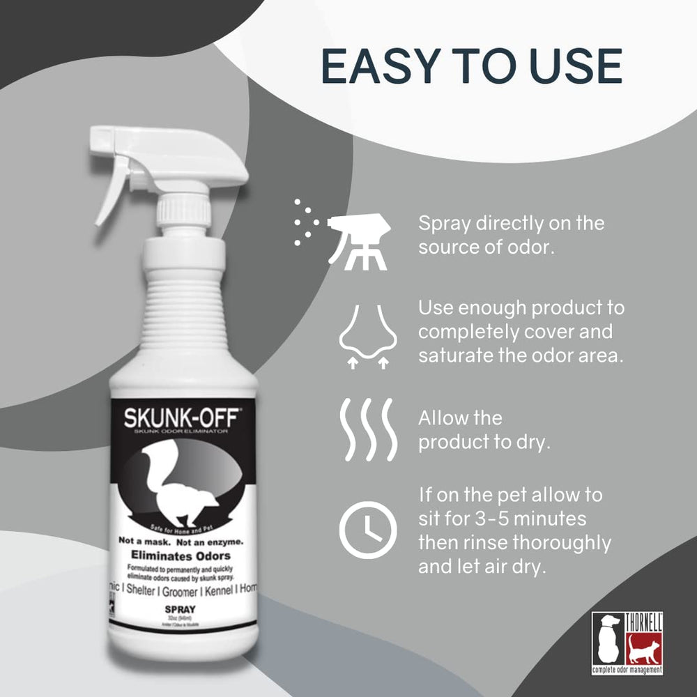 Odorcide Skunk Off: aplicación fácil para áreas problemáticas del hogar