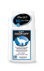 Odorcide Thornell Cat Odor-Off, botella de 16 onzas para eliminar olores de mascotas.