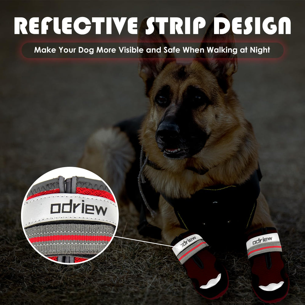ODRIEW botas para perros con suela antideslizante para mayor agarre en exteriores