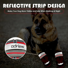 ODRIEW botas para perros con suela antideslizante para mayor agarre en exteriores