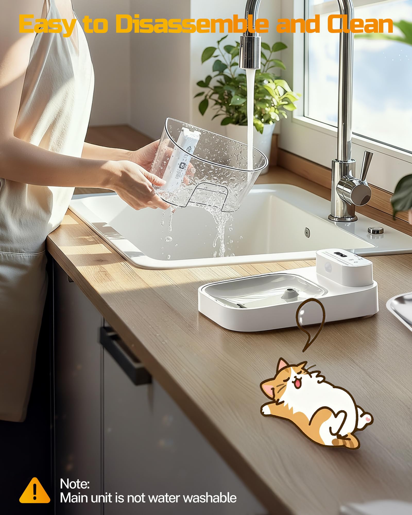 ODSD uso-interior-gato ideal para hogares con mascotas en interiores.
