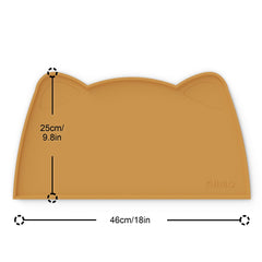 OHMO alfombrilla silicona con borde elevado mantiene estable la bandeja durante las comidas.