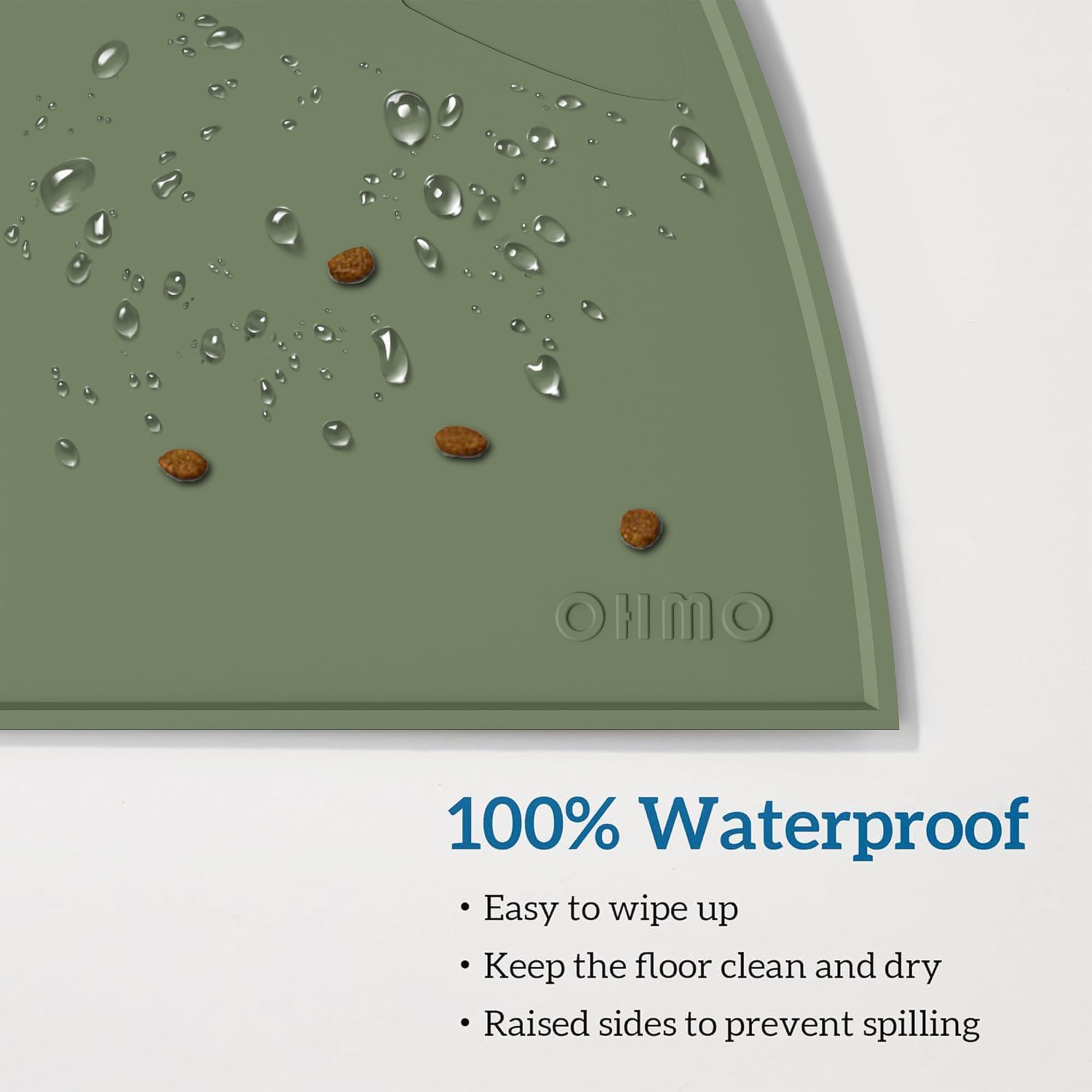 OHMO superficie de silicona, fácil de limpiar y mantener higiene.