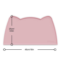 OHMO alfombrilla anti deslizante rosa, base estable para cuencos y derrames