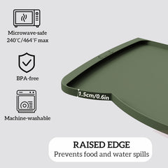 OHMO silicona de grado alimentario, segura para mascotas durante las comidas.