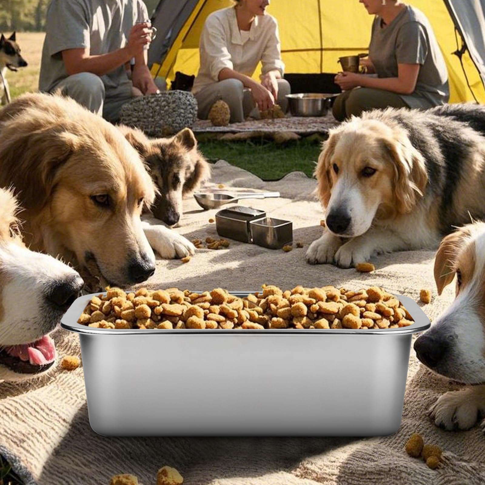 Ideal para mascotas múltiples con el cuenco Ohtomber
