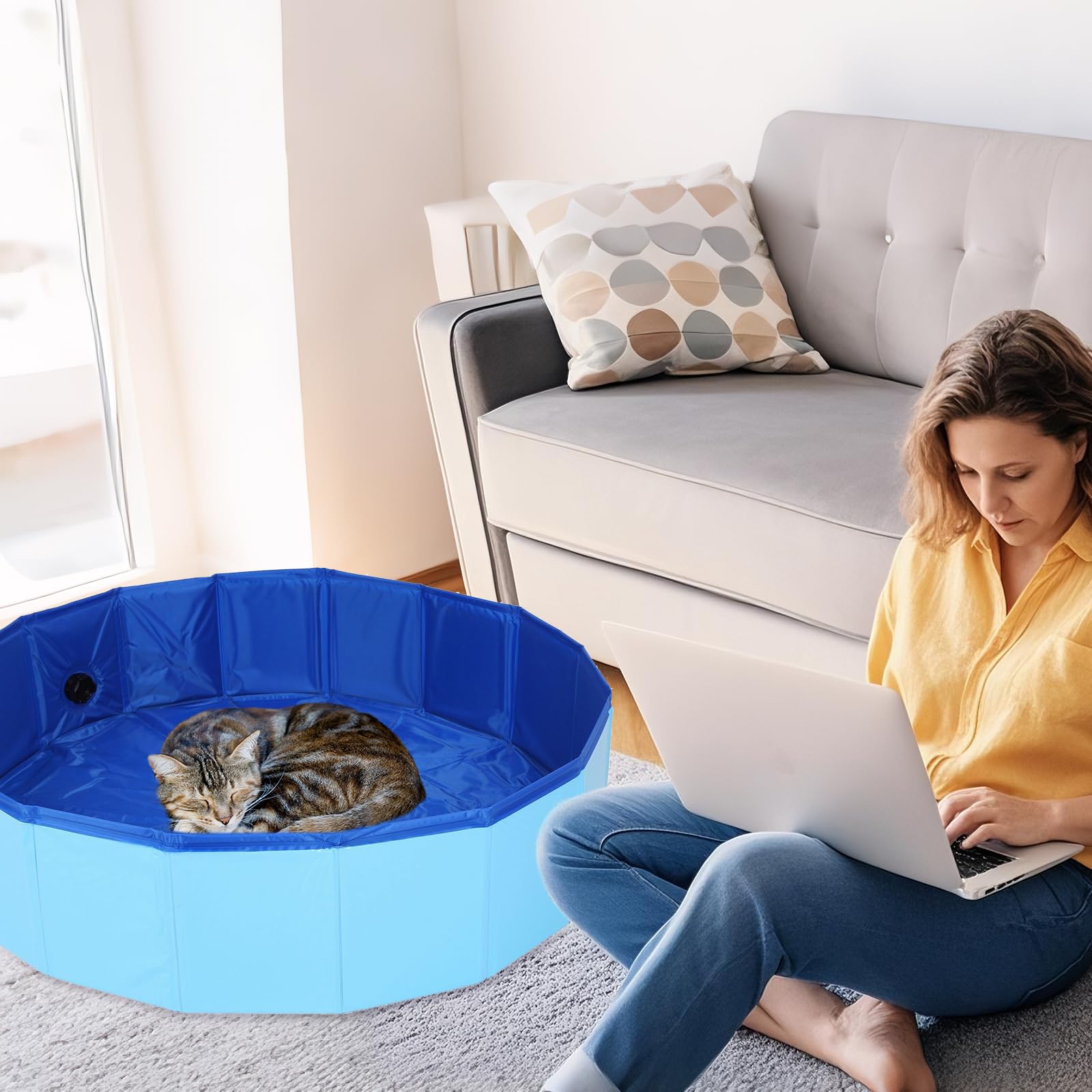 Nido OIEKUN seguro y cómodo para la madre y gatitos