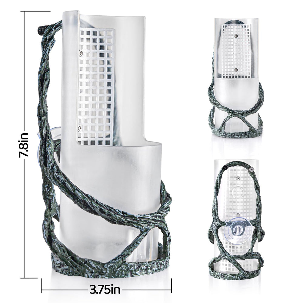 Oiibo estructura enredadera de resina para terrario decorativo y fácil de limpiar.