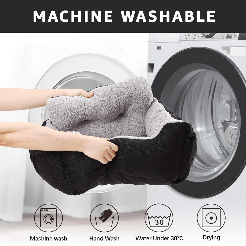 Oiilores asiento lavable para perro pequeño, limpieza rápida y conveniente.