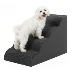 Oiilores escaleras para perro pequeño con superficie antideslizante para subir con seguridad.