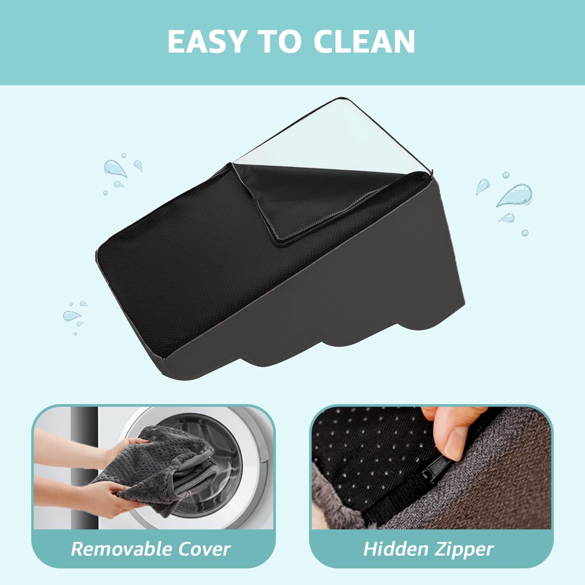 Oiilores funda lavable para la cubierta, limpieza rápida y sencilla.