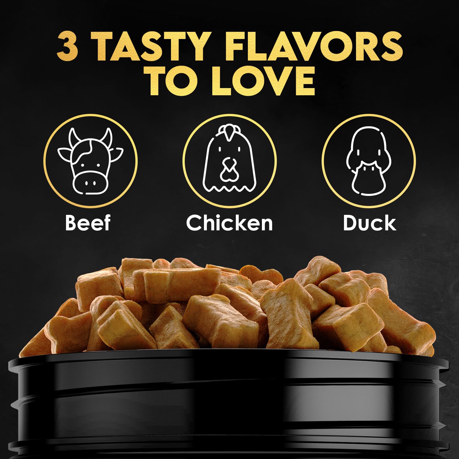 OKKÖBI 11-en-1 masticables para perro, opción diaria para apoyar vitalidad.