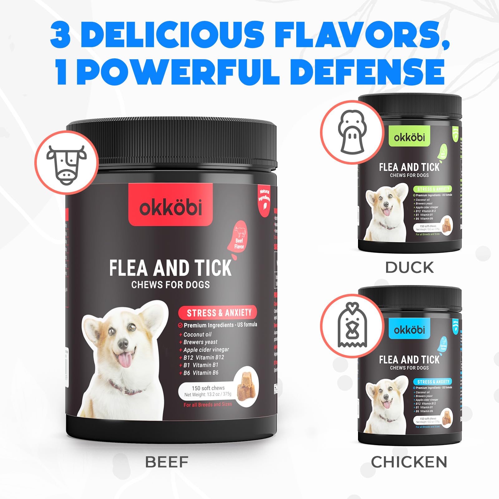 OKKÖBI control práctico para el cuidado diario de perros.