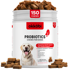 OKKÖBI probióticos para perros, bote: refuerzo digestivo fácil de usar.