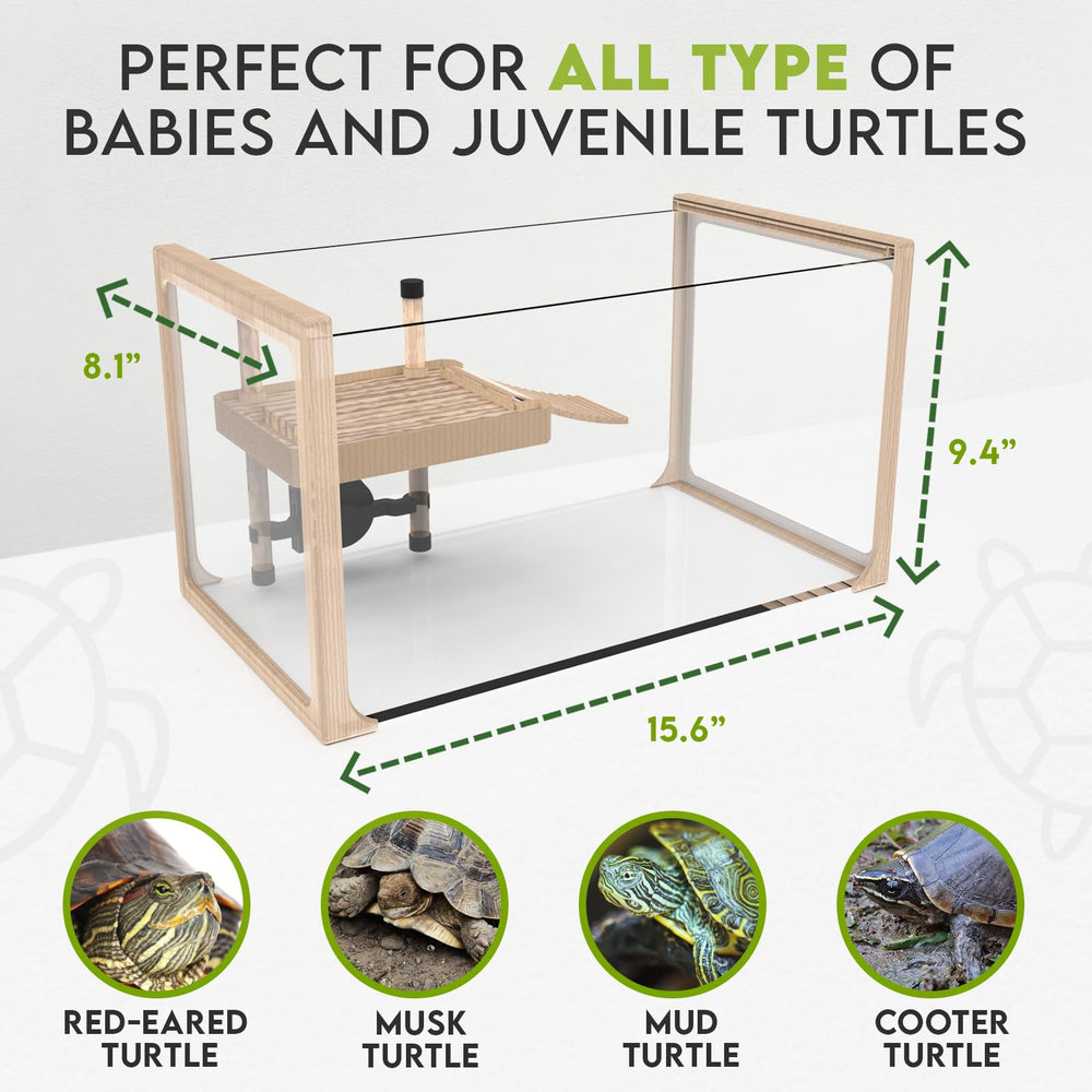 OKKÖBI tortuga-acuario-instalacion-facil: instalación rápida y sencilla para principiantes.